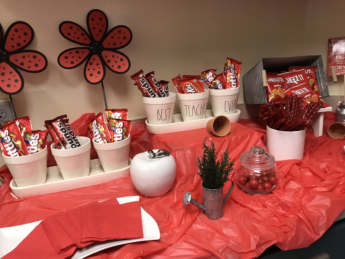 HeilangePorcena's tweet photo. NSE is “Red-y” for Summer Break! Thank you for all of your hard work and dedication! @OSPA_Cadre8 @NorthSideNSE #FocusFightForward #SummerBreak #TeacherLastDay #Appreciation https://t.co/BAEjw5ccVc