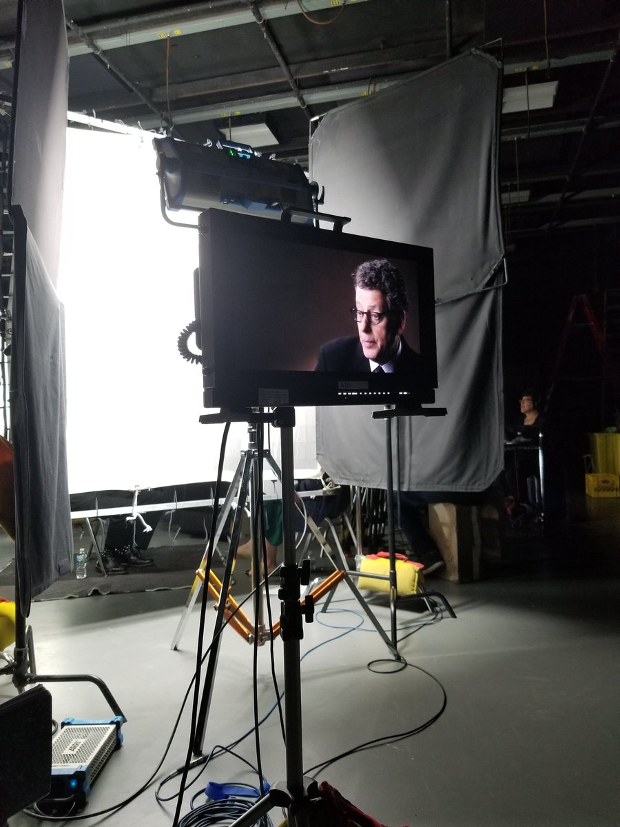 MauriceBerger's tweet photo. Yesterday.  On set. Interview for a major HBO documentary. Brilliant director and  producers. Incredible crew. We were in this together. A moving  experience. More later. Photos by @whywelook (Marvin), of course! https://t.co/SSUWukiyER