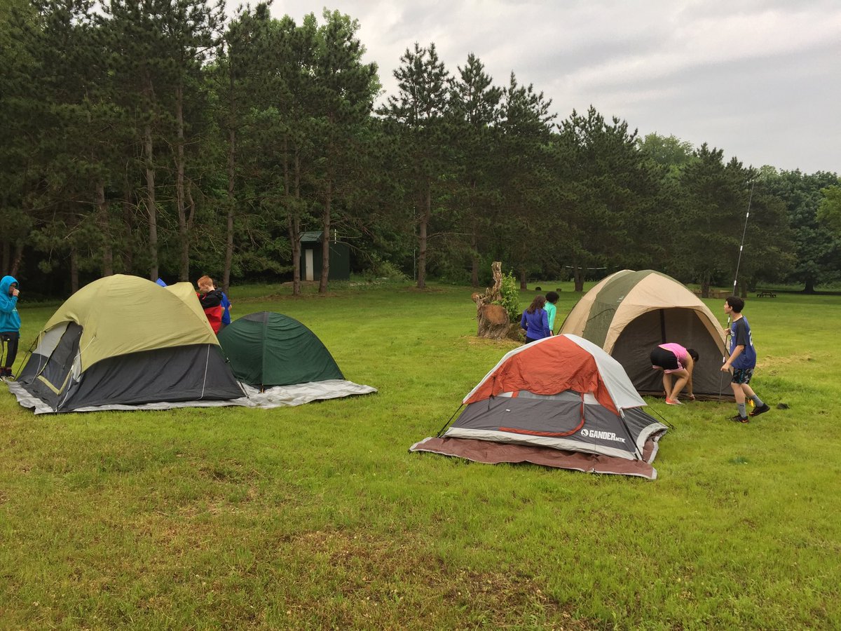 ACSRochester's tweet photo. RT @ACtparsons: ⁦@ACSRochester⁩ #Biking #ACMayTerm...home sweet home for the night. https://t.co/f4MUpHYypo