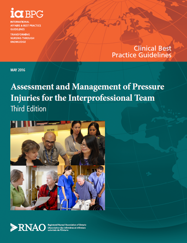 RNAO's tweet photo. RNAO has several best practice guidelines that are meant to reduce the impact of pressure injuries. Read more about this. https://t.co/HCv31cBNPf #RNAOBPG https://t.co/uZFVlpsIFZ