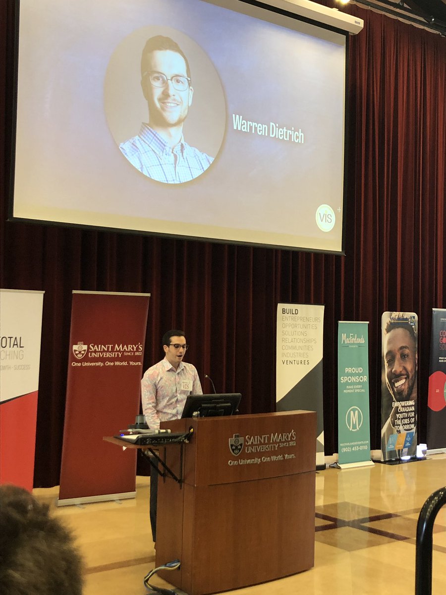 Our last presenter is Warren from Vis Vegan Superfoods! #100SeedsNS