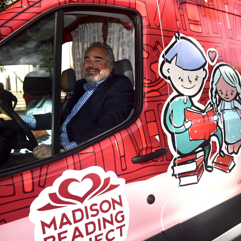 MadisonCommFdn's tweet photo. When you give back through Madison Community Foundation, you really DRIVE home community impact!
If you want to see the joyful results of a $50,000 Community Impact Fund challenge grant, follow @MSNReadingProj for more photos of the Big Red Reading Bus tour.
#MadisonGives https://t.co/Xw9smSvSFs