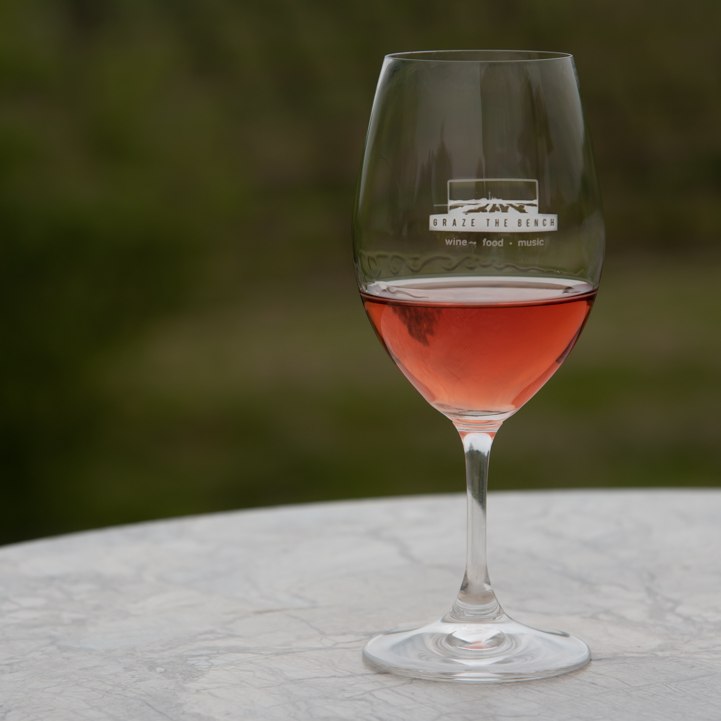 Two things of beauty:  the gorgeous #Riedelglass, and the wine that goes in it! A huge thank you to #Riedel: The Wine Glass Company for their support of #GrazetheBench.