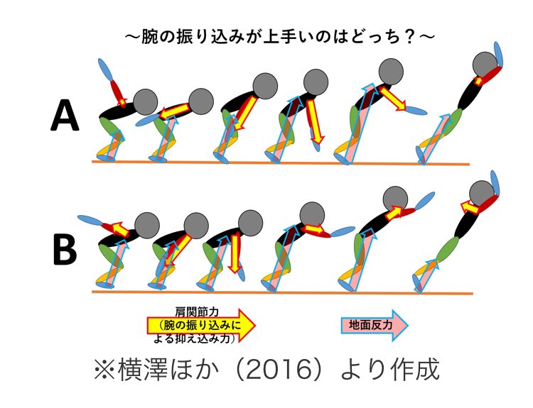 Sprint Conditioning No Twitter 立幅跳びのバイオメカニクス 立幅跳びのコツは 反動 と 腕の振り込み 腕の振り込みの 上手さ に関わるタイミングとは 垂直跳びと比べて膝での力発揮の貢献度が低くなると言われる立幅跳びですが 上手い 人は Sprint Conditioning No Twitter 立幅跳びのバイオメカニクス 立幅跳びのコツは 反動 と 腕の振り込み 腕の振り込みの 上手さ に関わるタイミングとは 垂直跳びと比べて膝での力発揮の貢献度が低くなると言われる立幅跳びですが 上手い 人は