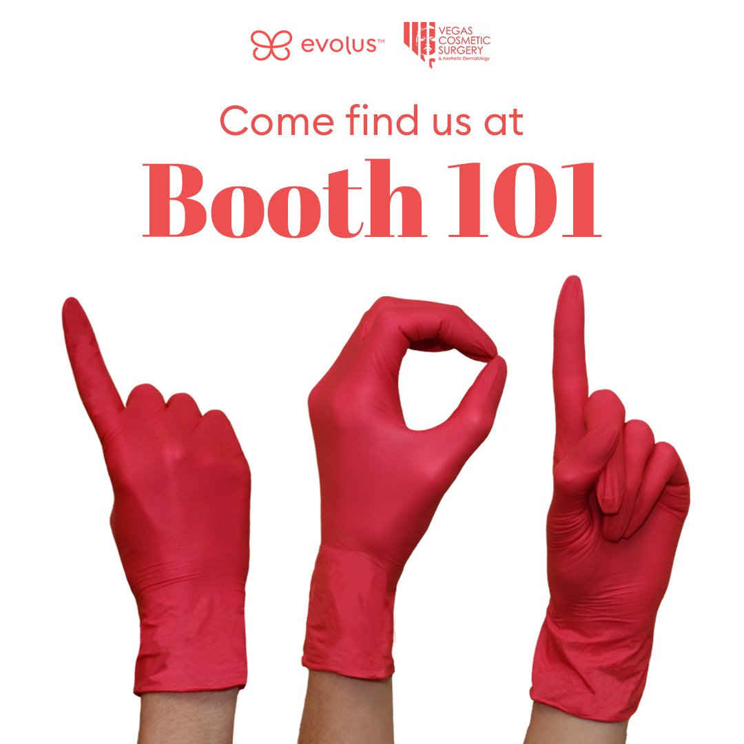 EvolusAesthetic's tweet photo. Viva, #Evolus 👐 We're in Las Vegas for #VCS2019! Stop by booth 101 to chat, throw some confetti, take a headshot and more! https://t.co/l5g3YgaMVS