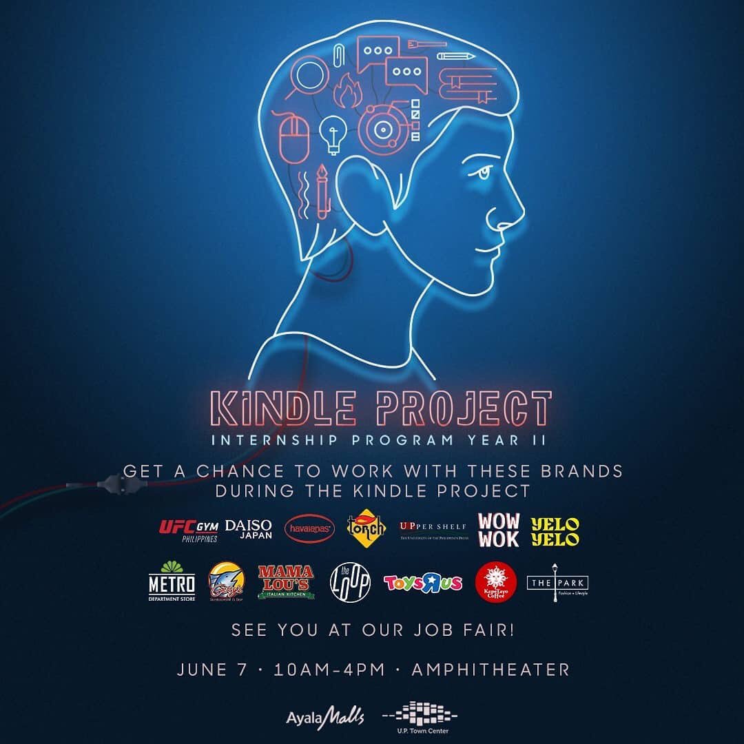 uppress's tweet photo. Here’s your chance to become an INTERN for several exciting brands at UP Town Center including #UPperShelf book store of the #UPPress. #TheKindleProjectYearII https://t.co/Sxgq29cbNC