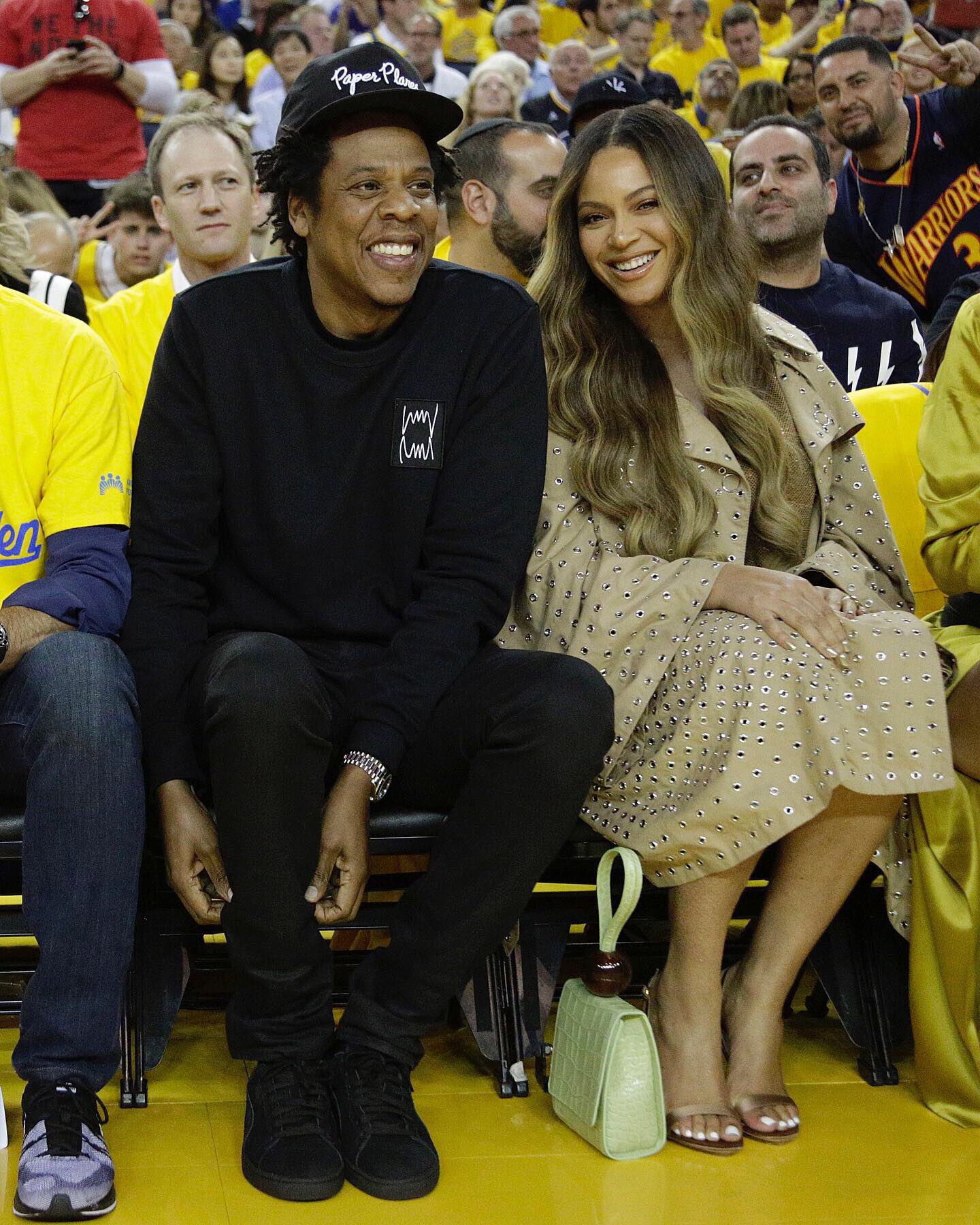 Jay Z And Beyonce Courtside 2022