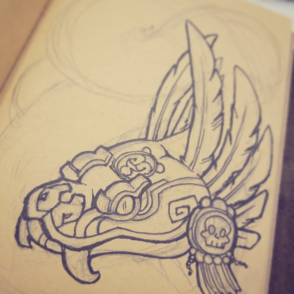 13LycanHeart's tweet image. Aztec serpent design for a client...
Though I would be cool to share!
-
-
-
#aztectattoo #aztec #aztecdesign #quetzalcoatl #quetzal #tattoodesigns