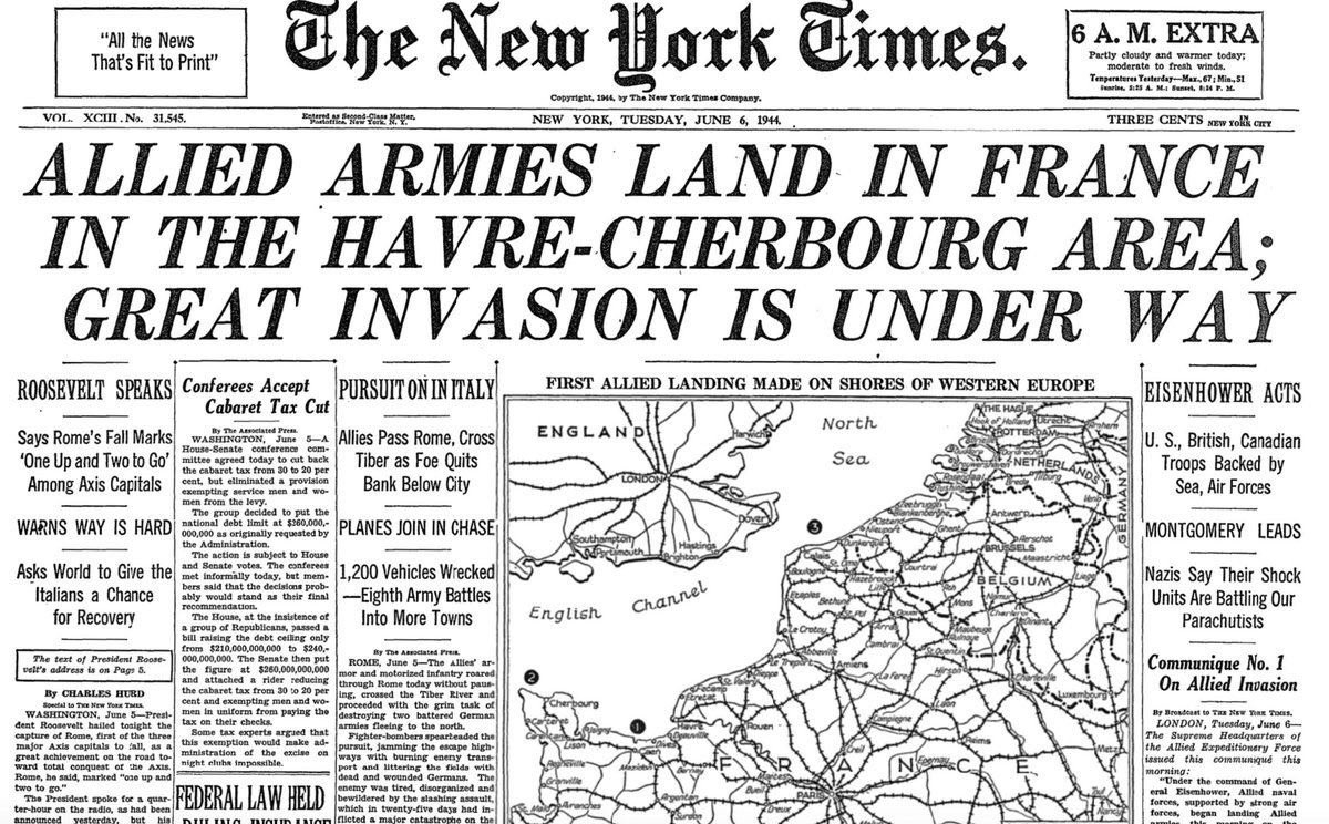 York Times June Allied Armies Land Invasion Michael Beschloss Scoopnest