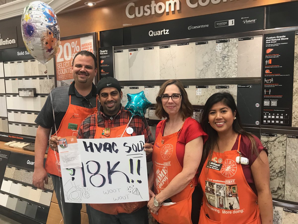 Installitforme's tweet photo. HUGE Shout out to Avi in our Pittsburg Store #644 plumbing associate who generated two HVAC leads turning into two sales for $28k!!! Keep up the great work Team!! #ALLIN #LeadsIn.SalesWin @mosunich @lexxdepot @THDhvac @MikeSpates https://t.co/aRiTT26ufC