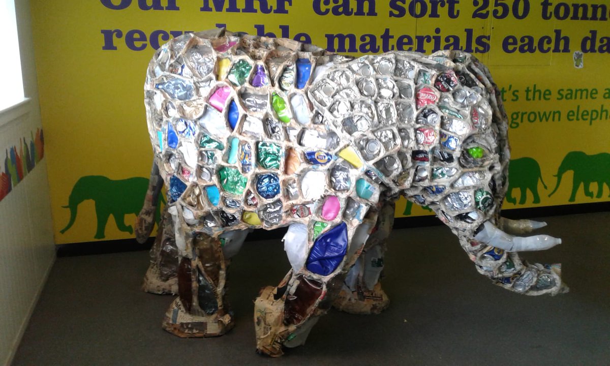 ASDABootle's tweet photo. #WorldEnvironmentDay and we visited @VeoliaUK recycling centre 😁😁 Thank you to Kirsty and Colette for a brilliant tour our new found recycling info and introducing us to Bin Bin the Elephant  @MerseysideRWA @AsdaCommunity @AsdaSustainable @asdaAintree @asdaWalton https://t.co/1HJfyXh4A6