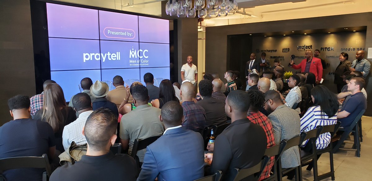PraytellAgency's tweet photo. Huge thank you to everyone who joined us last night @ 𝗠𝗶𝘀𝘀𝗶𝗻𝗴: 𝗠𝗲𝗻 𝗼𝗳 𝗖𝗼𝗹𝗼𝗿 𝗶𝗻 𝘁𝗵𝗲 𝗪𝗼𝗿𝗸𝗽𝗹𝗮𝗰𝗲 for what was an incredible, in-depth panel discussion w @mocincomms. Stay tuned for your own seat @ the table as we tapped a special roundtable—coming soon! https://t.co/mnSaWnnLhu