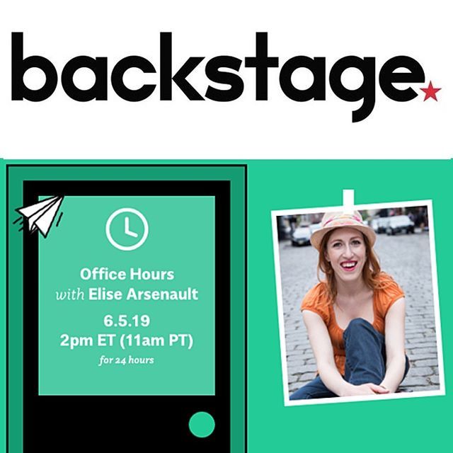 eliseacts's tweet photo. Since 2017, I have been thankful to serve as a #BackstageExpert contributing helpful articles on how to make a living as an actor. It’s been an incredible opportunity to work with this institutional trade publication for Working Actors! TODAY and tomorro… https://t.co/dPhkPxDsAU https://t.co/oFIdc8OdB7