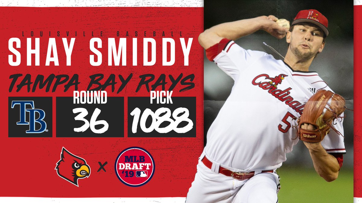 LouisvilleBSB's tweet image. Round 3⃣6⃣

@shay_smiddy ➡️ @RaysBaseball 

#L1C4