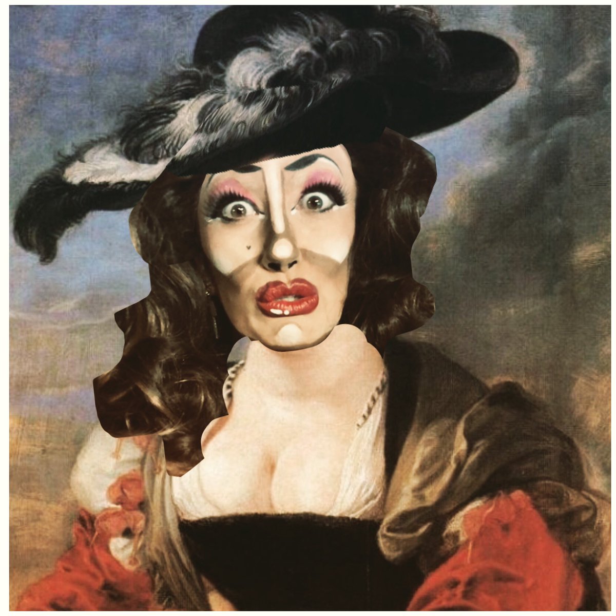 New Hat New Me! Why not try something New Bibshkis &amp; come along to my Cabaret Life Drawing event next Tues: Kiki Mellék’s Starkers Academy Pride Edition! prideinlondon.org/events/088413c… <a href="/FigurationCo/">Figuration</a> <a href="/TheGloryLondon/">THE GLORY. 🍻</a> #hackney #pride #artists #londonlifedrawing