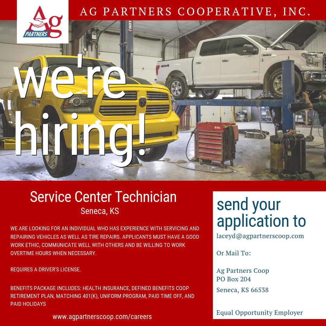 Ag Partners Coop on Twitter "We're currently looking for a Service