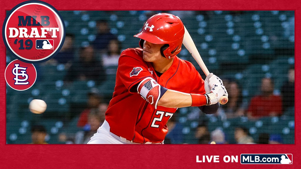 MLBDraft's tweet photo. With their 37th-round pick of the 2019 #MLBDraft, the @Cardinals select Malvern Prep School (PA) OF Chris Newell, No. 96 on @MLBPipeline's Top 200 Prospects list: https://t.co/OHooNdL3XW https://t.co/Meov4eqmQm