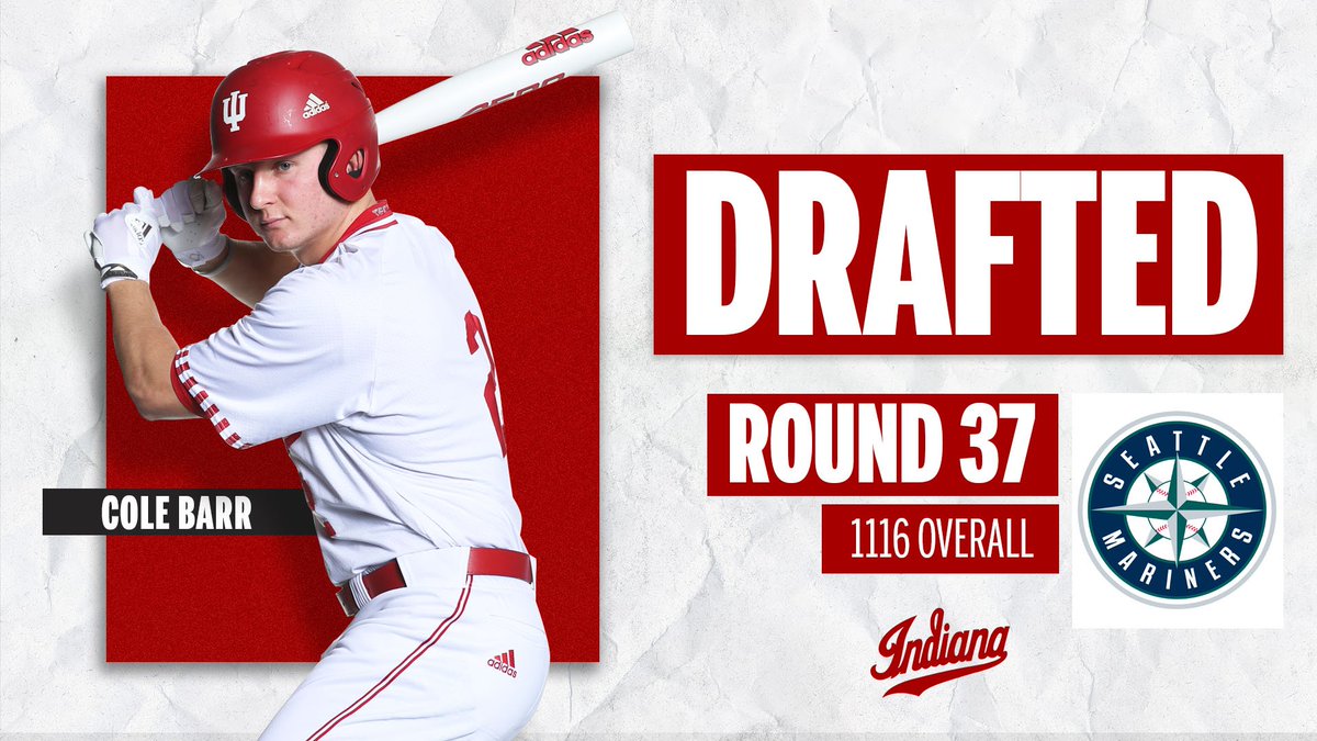 IndianaBase's tweet image. Make that a school record 8️⃣ draft picks.

@colebarrr | #IUBase