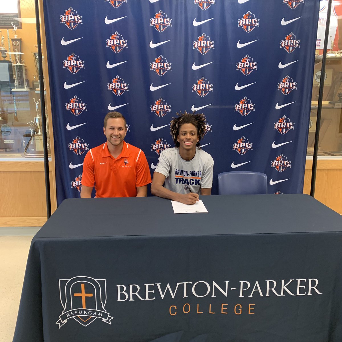 Today we welcomed Jace Upshur from Douglas County High School to the BPC track and field family! Congratulations  on your big day!