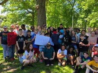 Celebrating Mrs. Swanson as she gets ready to retire. She will be missed.