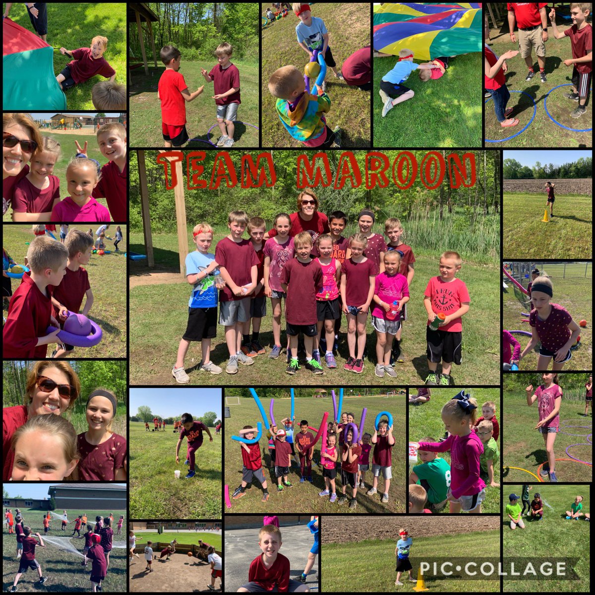 Had a blast with Team Maroon <a href="/PCSD_LN/">Lannoye Elementary</a> Field Day #RaiderStrong