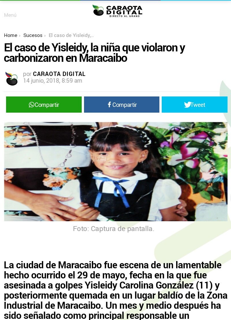 manuelita1504's tweet photo. Nombres y apodos d quienes
#GolpearonViolaronYCarbonizaron
#NiñaDe11Años
#SeBuscan:
#JauderFuentesChinchilla(A)
#ElPeluche(Foto)
#JoséJoaquínOrtegaAvendaño(A)
#ElPerro
#JonnyAntonioRusaPérez(A)
#Yonito
Y otro hombre (A)#Curruco
Pertenecían a #RedDeAberradosSexuales
#Maracaibo https://t.co/1OfuUQySyq