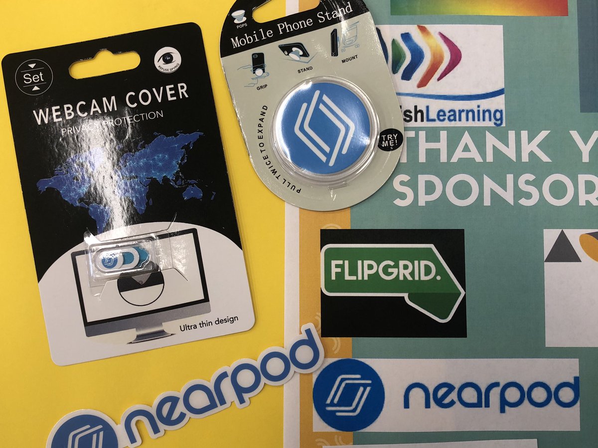 BessDahmash's tweet photo. So grateful for @nearpod swag! Thank you for your support of #HCPSCoachEdCamp ❤️ @AlonsoHcp @HCPSRead https://t.co/us2IpVKfYQ