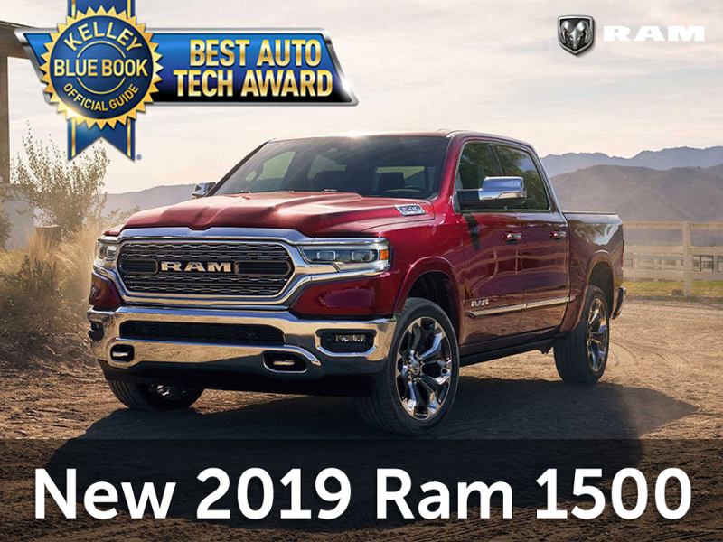 The all-new 2019 Ram 1500 exemplifies the use of technology to advance what this vehicle is capable of. Which is why it’s no surprise as to why this remarkable Ram recently won a Best Auto Tech Award! Stop in today or shop online here: qoo.ly/xt9ma