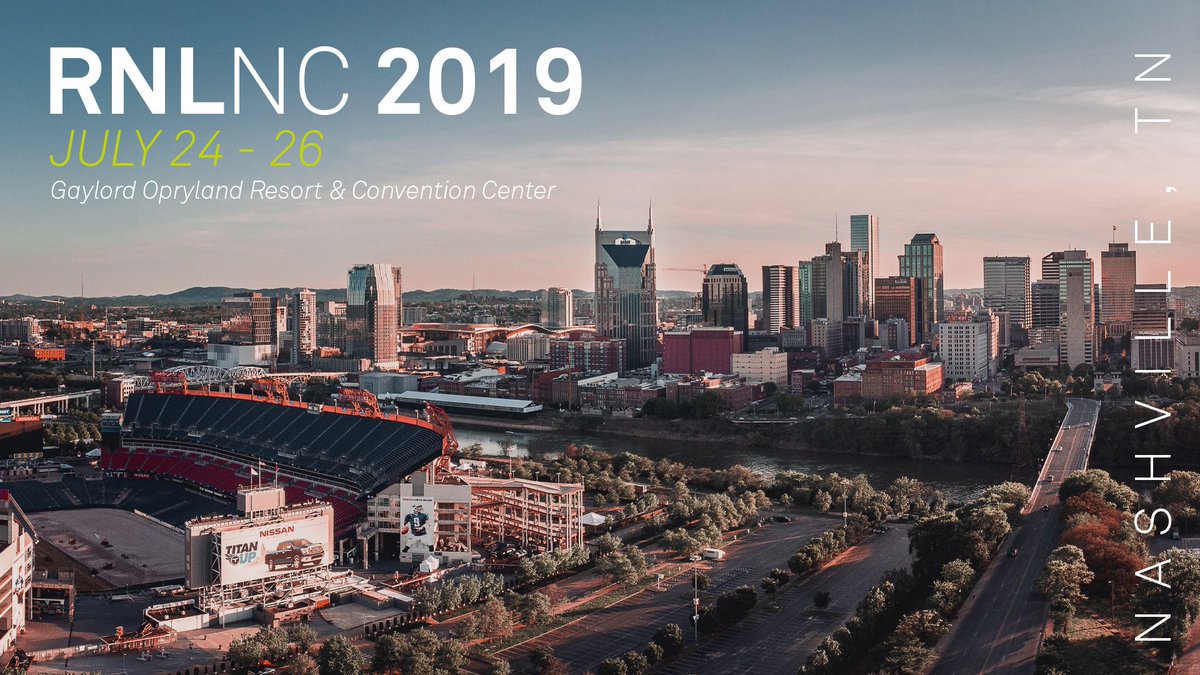 Have you registered for the RNL National Conference in Nashville? Join us for a comprehensive higher education conference featuring more than 150 sessions. EARLYBIRD promotion ends June 21st! Register now: hubs.ly/H0jb7GZ0