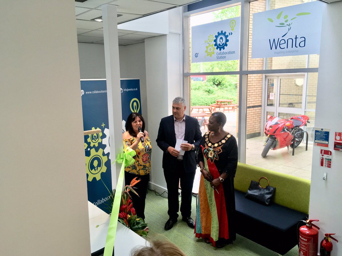 Launch event for the collaboration station.
I enjoyed meeting Simon, the gang from <a href="/TheWentaGroup/">Wenta - Socially enterprising since 1983.</a> and some of their clients today.
It’s a beautiful place to help businesses grow and prosper in our Enfield