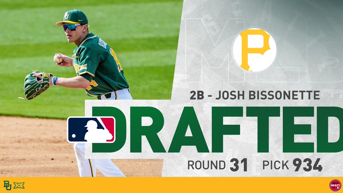 BaylorBaseball's tweet image. Raise the Jolly Roger, @josh_bissonette! 

Bissonette is the fifth 🐻 selected in the #MLBDraft2019!

#SicEm | #BetterTogether | #NextLevelBU