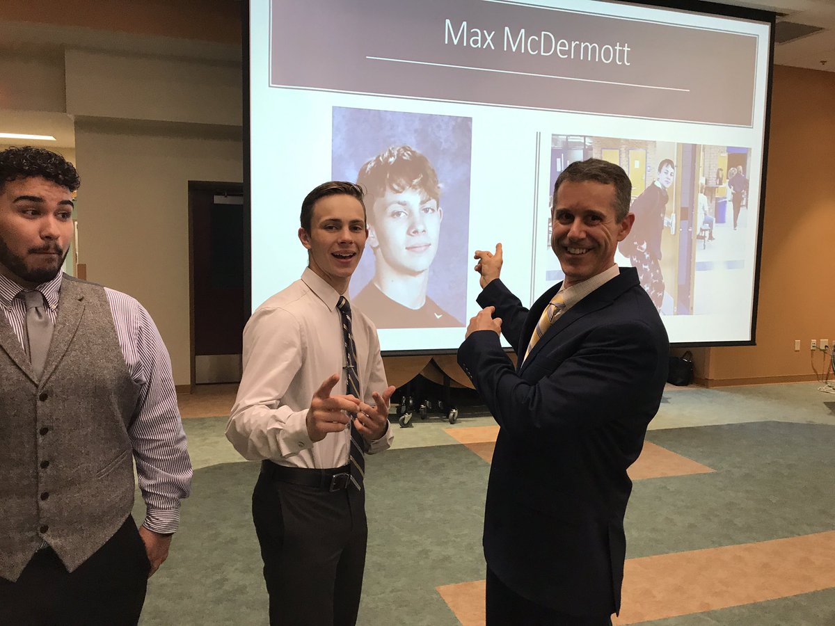 WFLPTECH's tweet photo. We are about to start the #WFLPTECH Senior Celebration! MC’d by Max and Chris. @PTECHNETWORK @WFL_BOCES https://t.co/ftjmItXUUA