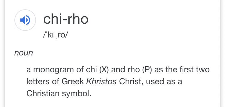 Owen Cyclops Wat No If U Mean The Chi Rho Its Just An Older Christian Symbol