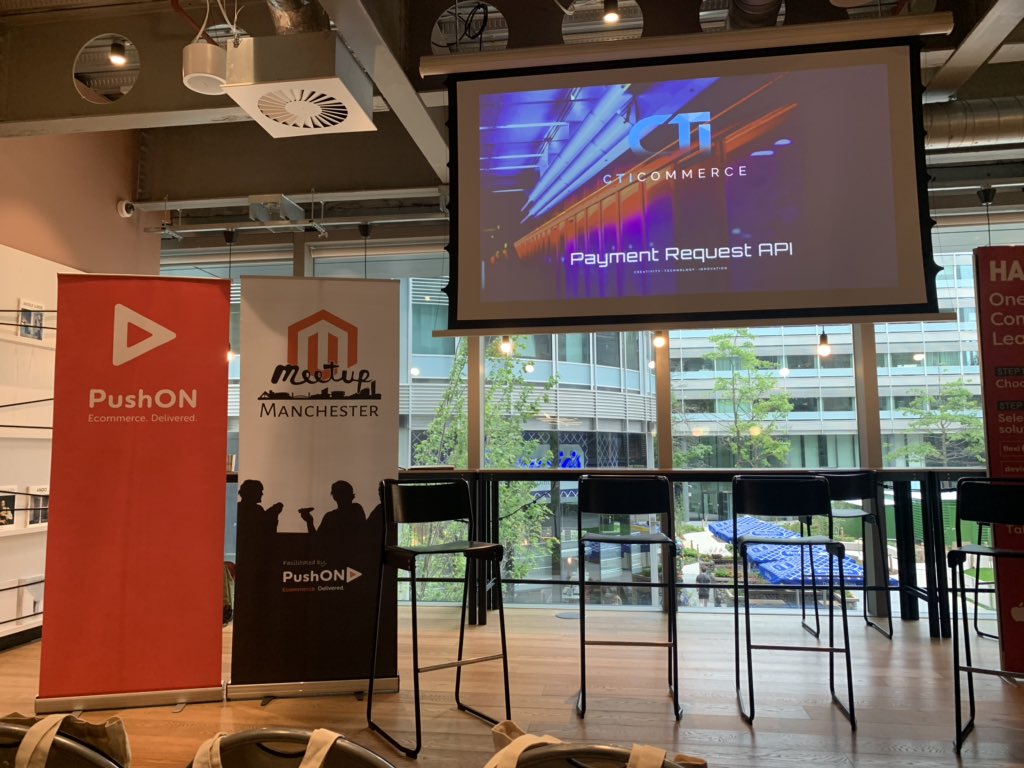 JohnHughes1984's tweet photo. Thanks for another great #McrMagentoMeetup @PushONltd @Psychobel π
Always good to catchup with Manchester #Magento community
Especially enjoyed the talk on the death of the high street and @iancassidyweb on payment request API π https://t.co/I00SkN3lhu