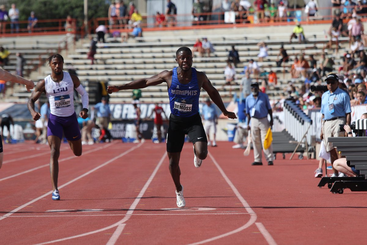 🚨SCHOOL RECORD ALERT🚨

Davon DeMoss just tied his lifetime best in the 100m dash with a time of 10.05, but this time it is with legal wind (+1.3)!

This is an improvement of .16 seconds on his previous personal best!