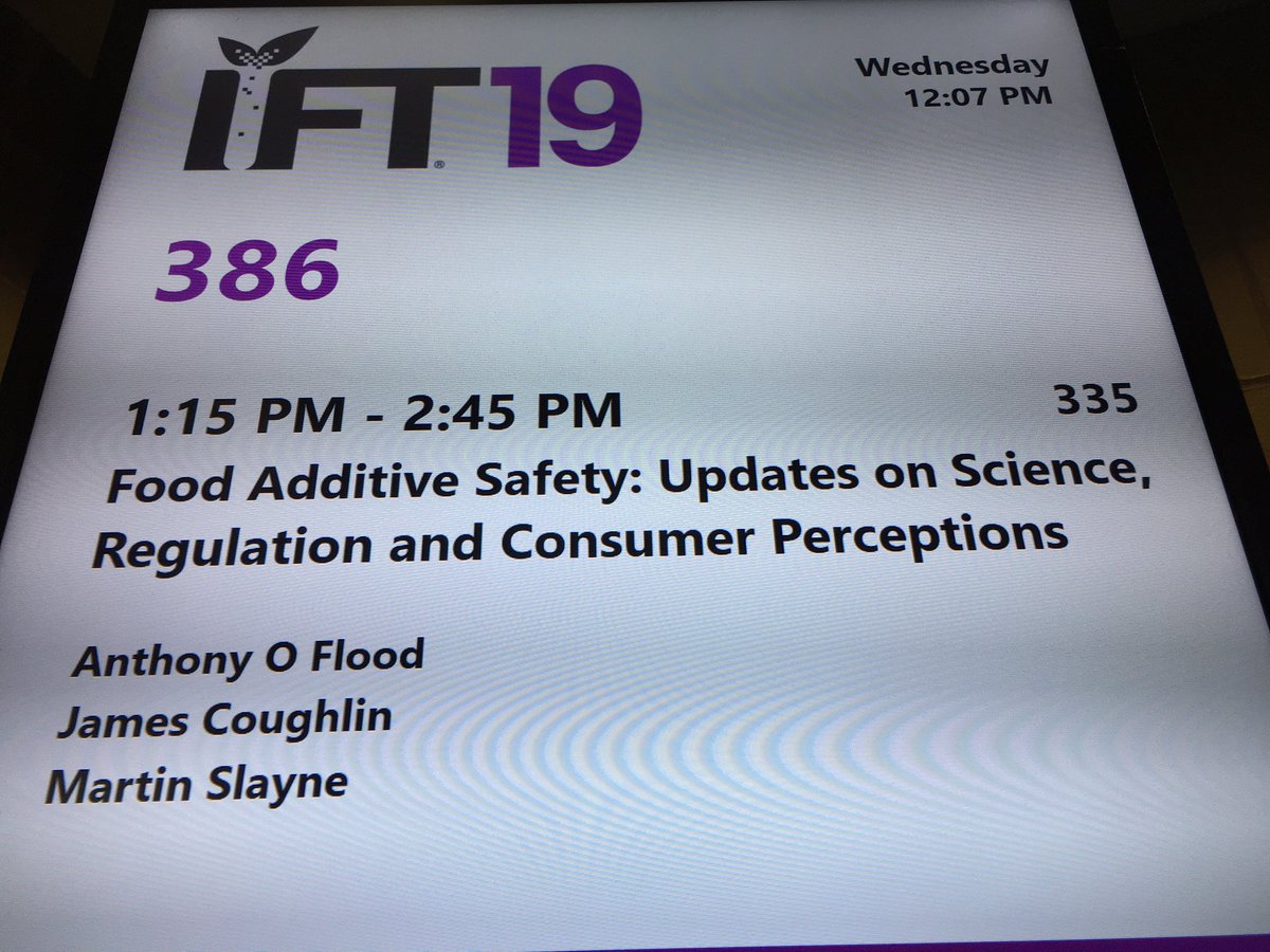 FloodSD's tweet photo. Thanks for making #IFT2019 a success; increasing awareness about food additive safety. #foodsafety @JimCoughlinPhD @FloodSD https://t.co/xYugE0pDXO