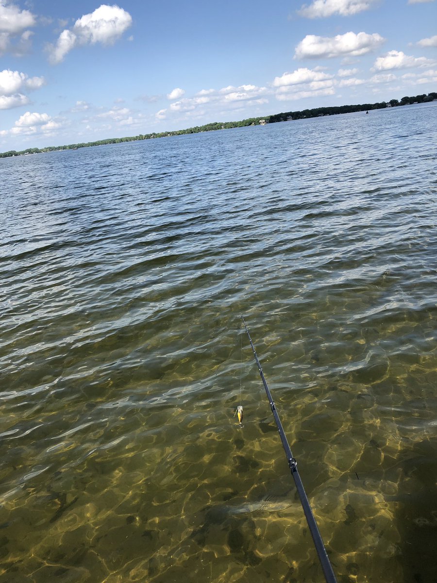 Relaxing and fishing this afternoon.