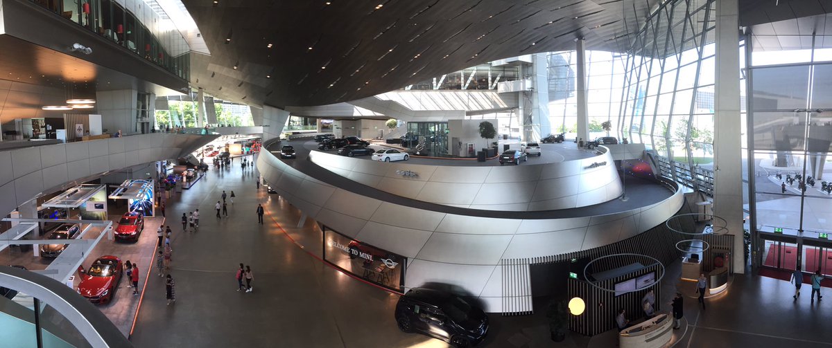 Great session with BECC in Munich discussing the <a href="/BMWMotorrad/">BMWMotorrad</a> showroom design process along with a visit to the BMW Museum. #BMW #design #architecture