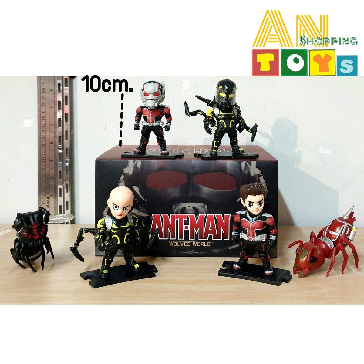 Model Antman 🐜🐜

✔ ทั้งเซตมี6ตัว
✔ สูงประมาน 10cm.
✔ งานมีกล่อง

📮 ราคา 550.-
💸 ค่าส่งems 70.-

#model #งานสะสม #ของขวัญ #ของเล่นเด็ก #ของขวัญวันเกิด #โมเดล #หุ่นโชว์ #Toy #toys #งานตามหา #ตั้งโชว์
#antman #antmanedit