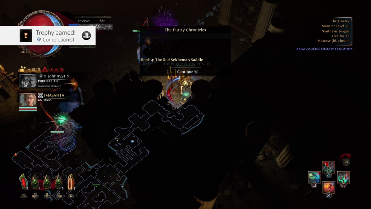 2steppazz's tweet image. Path of Exile
Completionist (Platinum)
Obtained every trophy. #PS4share store.playstation.com/#!/tid=CUSA119…