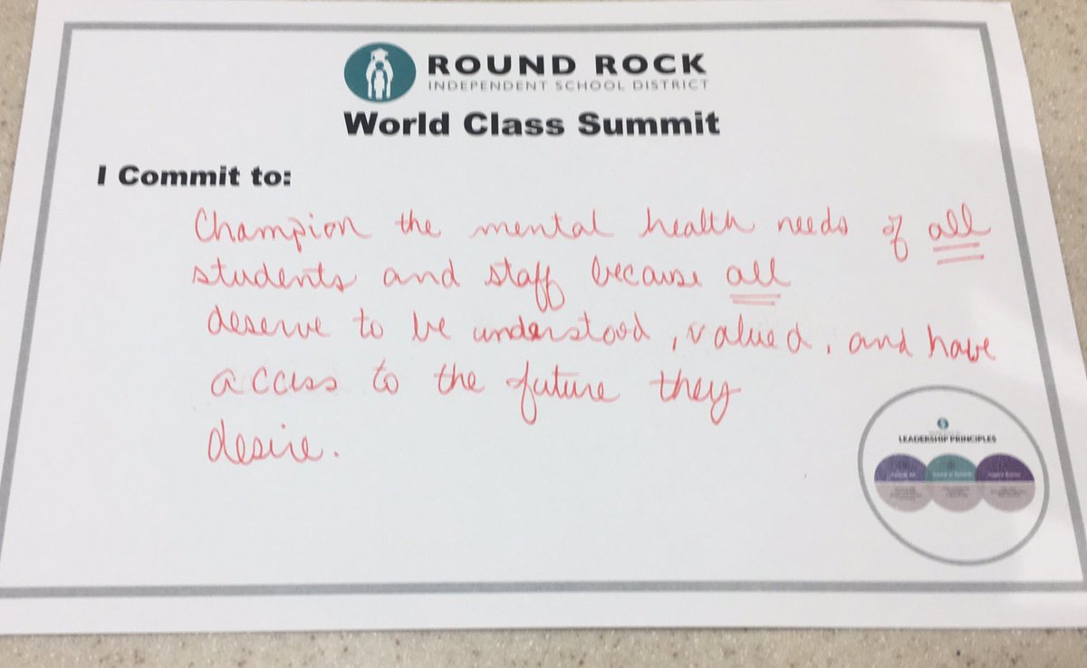 AmyLGrosso's tweet photo. #ICommit #RRISDWCS @sfloresRRISD https://t.co/J3eIeWU8Cg
