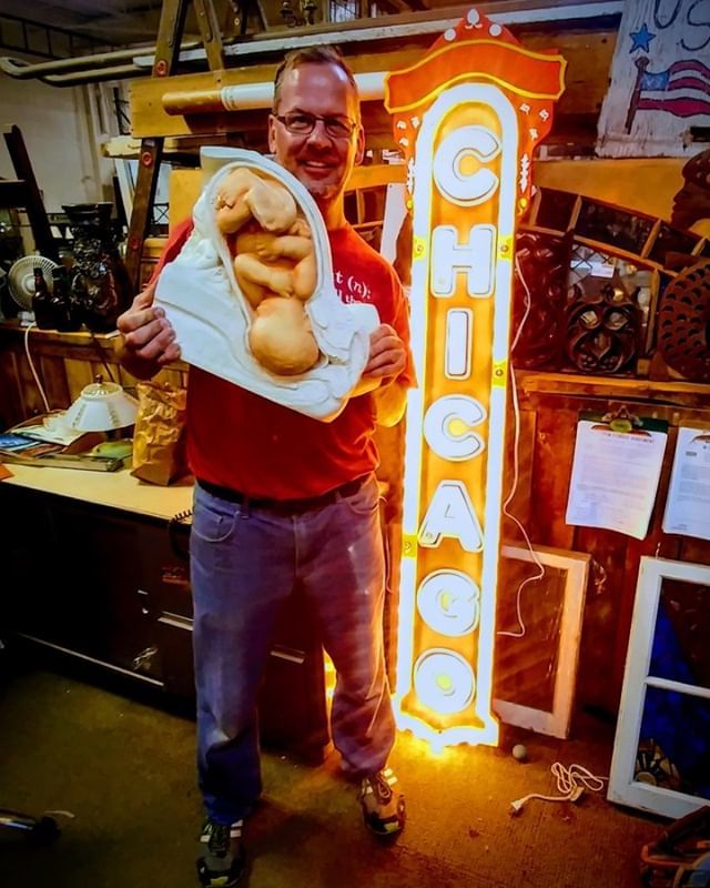 reusedepot's tweet photo. One proud new Papa! Well folks....we are fresh out of babies. #reuse #salvage #deconstruction #art #artist #diy #projects #kitchy #fun #decore #vintage #treasures #oddstuff #funky #funplace #vintage #upcycle #coolstuff #homedecor #oneofakind #museumquali… https://t.co/Zevp81FbN0 https://t.co/VputkVQggo
