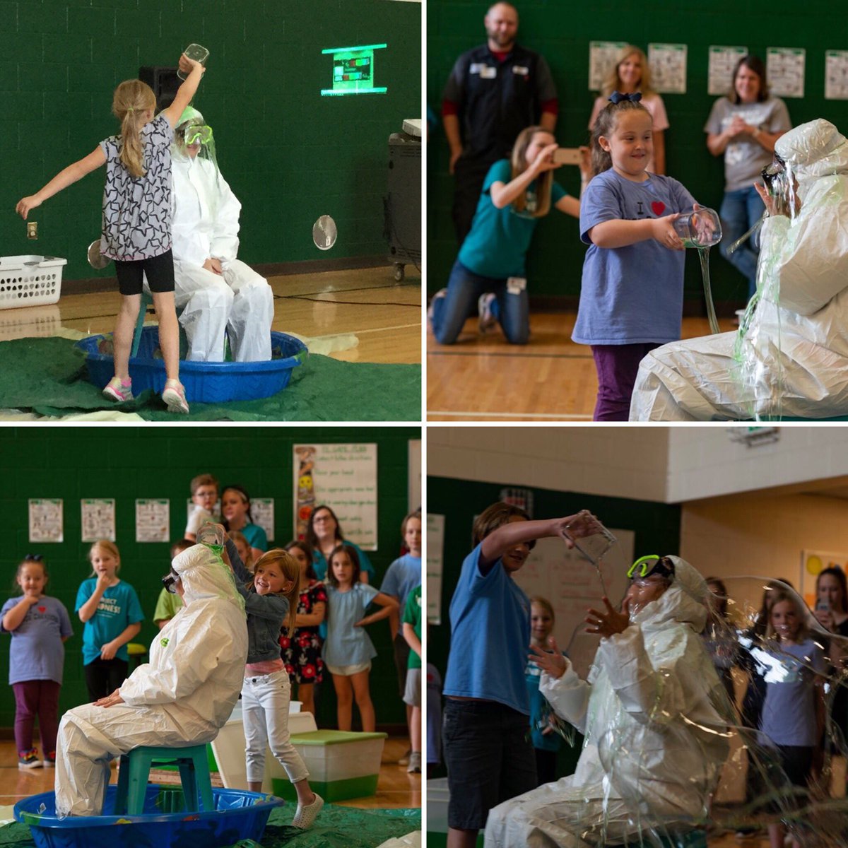 AdaFHPS's tweet image. Students completed 1,000+ acts of kindness, filling hallways. Our goal was to fill Ada with Kindness Steps &amp;amp; have them “spill out” into the community. Next goal: Spread more kindness into our community. Goal accomplished=sliming Mrs. Van Antwerp! So much fun! #AdaProjectKindness