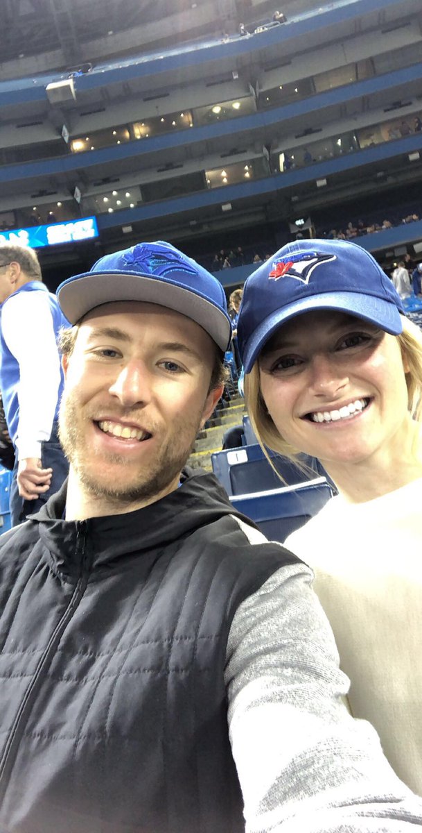 Supporting our Jays before the Raptors hit the court for Game 3 of the NBA Finals! #WeTheNorth #torontoproud  <a href="/BlueJays/">Toronto Blue Jays</a> <a href="/Raptors/">Toronto Raptors</a>