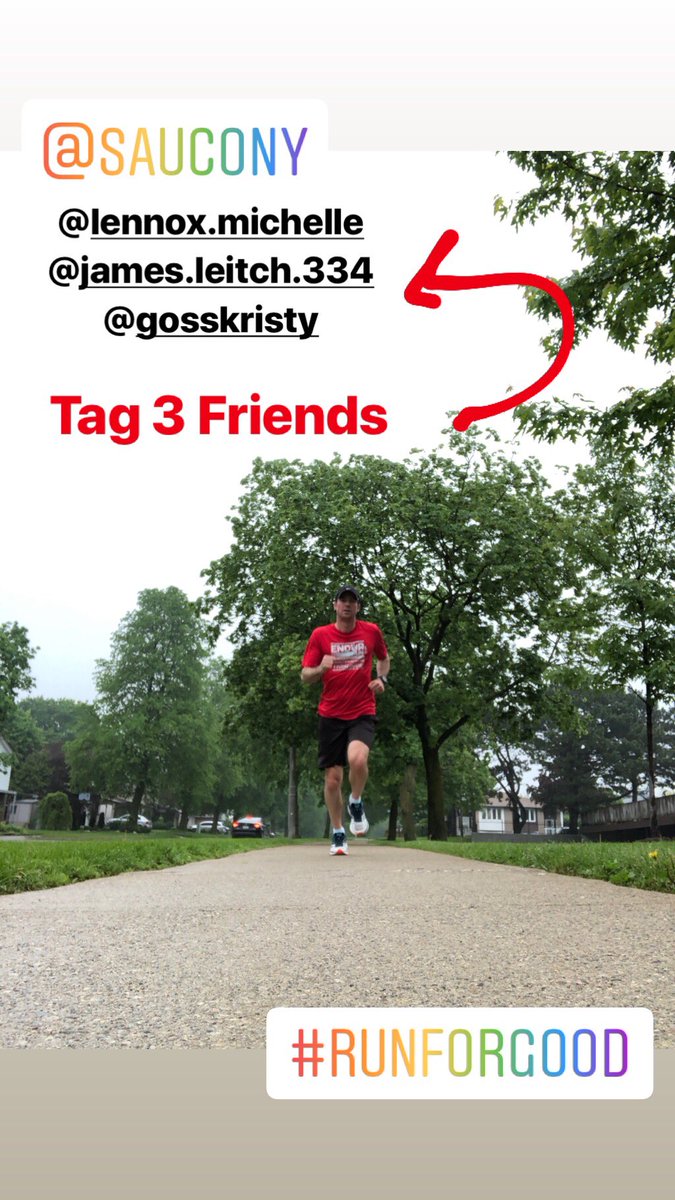 TerryEdwards519's tweet photo. Got my #run in for the @saucony #RunForGoodRelay https://t.co/UlNtWgEW3L