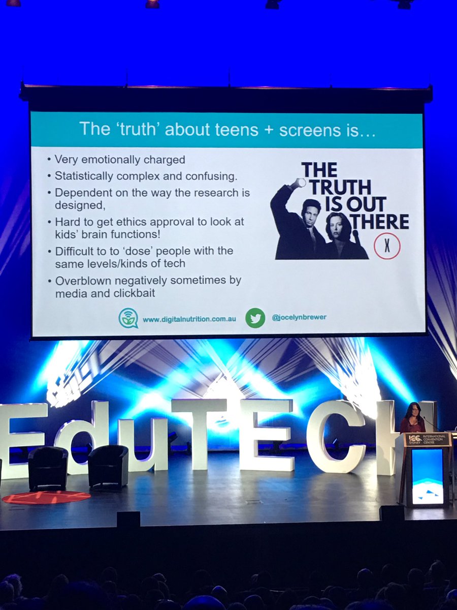 “The plural of anecdote is not data” <a href="/JocelynBrewer/">Jocelyn Brewer</a> #EduTechAU