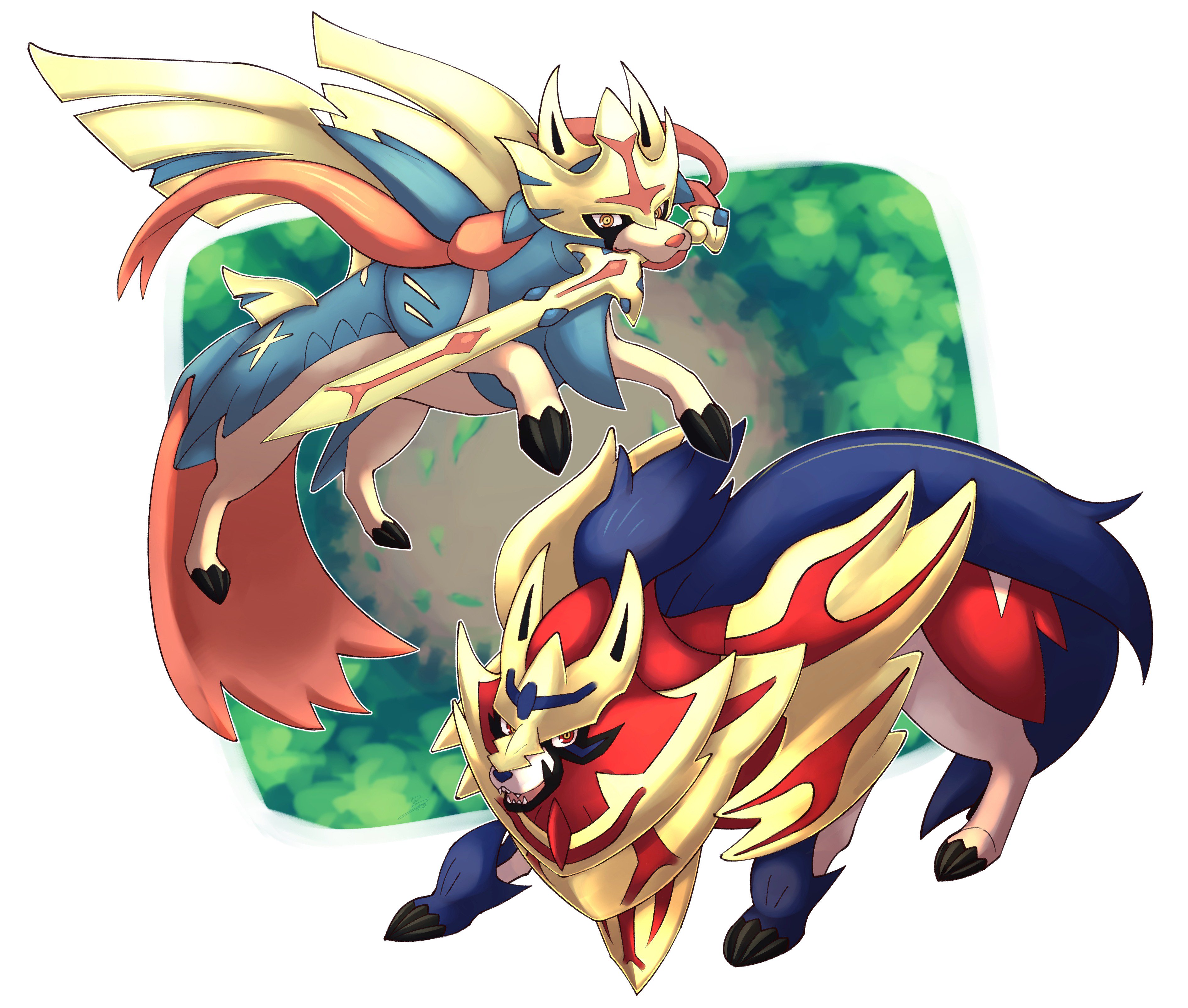 まぐ氏 ザシアン ザマゼンタ ポケモン剣盾 Pokemonswordshield T Co Vena4vrjlr Twitter
