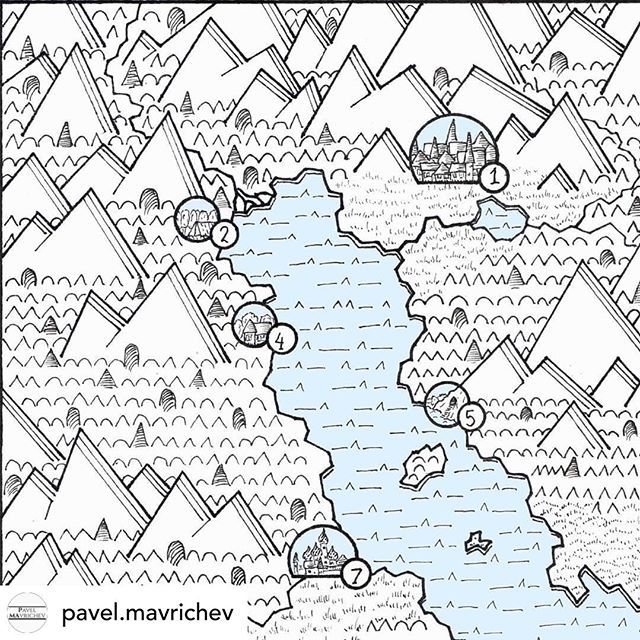 pen_n_blade's tweet image. Had to share this map detail of @pavel.mavrichev ‘s work — proof that with a little creativity and patience there are still many innovations to make in the high brow discipline of fantasy cartography 🧐
.
.
.
#fantasymap #mapdrawing #fantasycartography #dungeonsanddragonsart …