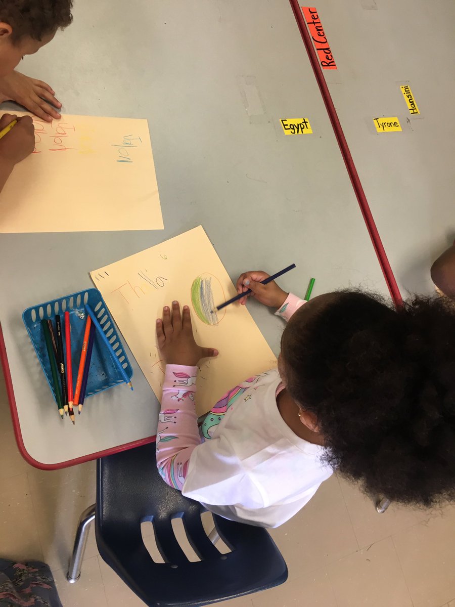 MsHaker_IAA's tweet photo. Kindergarten ABC Countdown today’s letter Nn for name day.. writing our name in different ways.. so simple and so much fun @ElemScsd https://t.co/mclFuOqbMc