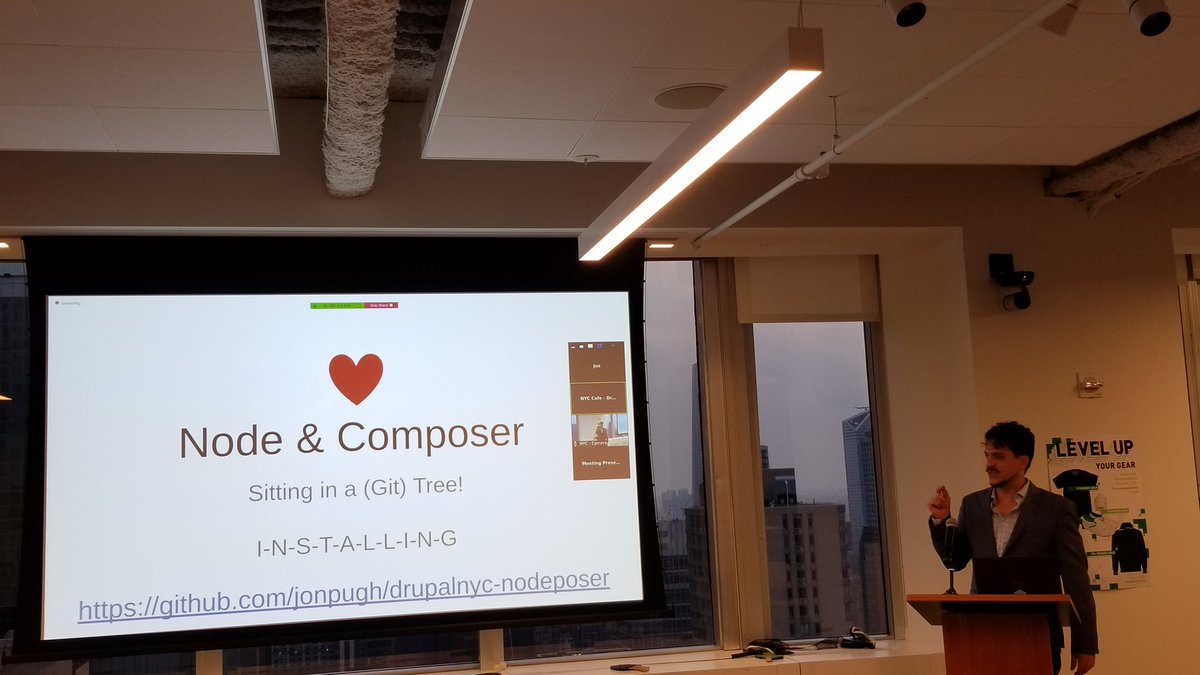 DrupalNYC's tweet image. .@jonpugh @nodejs and #PhpComposer sitting in a #Git tree I-N-S-T-A-L-L-I-N-G #DrupalNYC